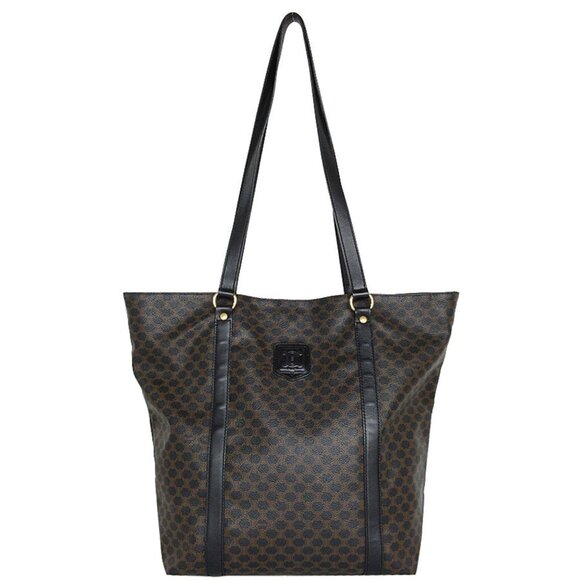 CELINE Black Leather Shoulder Bag - Picture 1 of 5